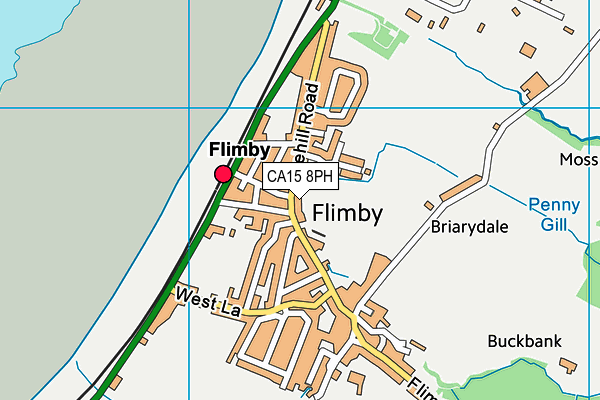 CA15 8PH map - OS VectorMap District (Ordnance Survey)