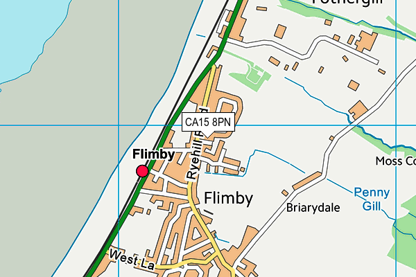 CA15 8PN map - OS VectorMap District (Ordnance Survey)