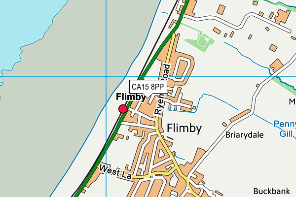 CA15 8PP map - OS VectorMap District (Ordnance Survey)