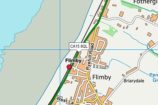 CA15 8QL map - OS VectorMap District (Ordnance Survey)