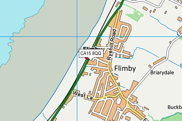 CA15 8QQ map - OS VectorMap District (Ordnance Survey)