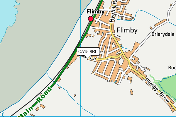 CA15 8RL map - OS VectorMap District (Ordnance Survey)