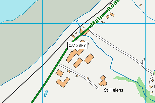 CA15 8RY map - OS VectorMap District (Ordnance Survey)