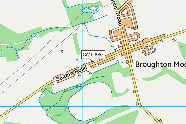 CA15 8SG map - OS VectorMap District (Ordnance Survey)