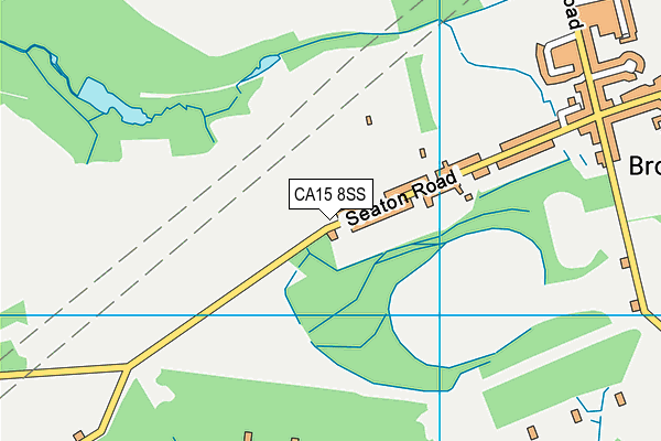 CA15 8SS map - OS VectorMap District (Ordnance Survey)