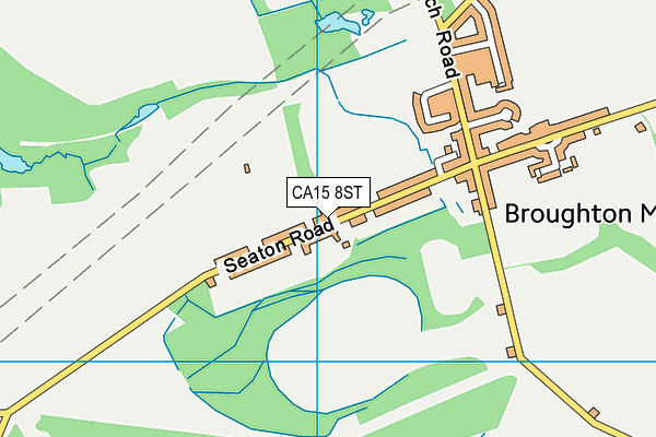 CA15 8ST map - OS VectorMap District (Ordnance Survey)