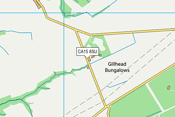 CA15 8SU map - OS VectorMap District (Ordnance Survey)