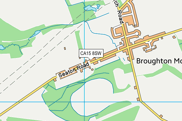 CA15 8SW map - OS VectorMap District (Ordnance Survey)