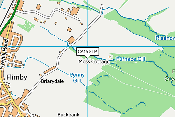 CA15 8TP map - OS VectorMap District (Ordnance Survey)