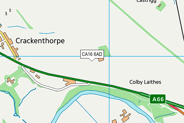 CA16 6AD map - OS VectorMap District (Ordnance Survey)