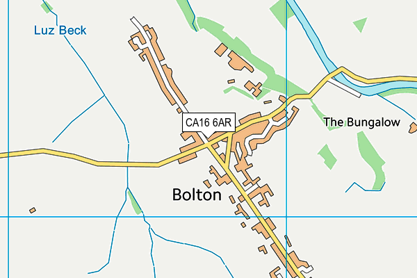 CA16 6AR map - OS VectorMap District (Ordnance Survey)