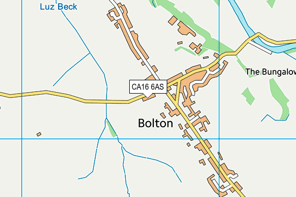 CA16 6AS map - OS VectorMap District (Ordnance Survey)