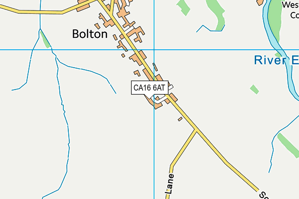 CA16 6AT map - OS VectorMap District (Ordnance Survey)