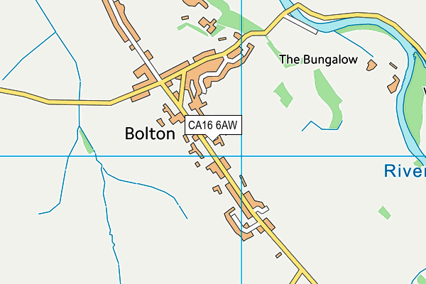 Bolton Primary School map (CA16 6AW) - OS VectorMap District (Ordnance Survey)