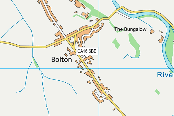 CA16 6BE map - OS VectorMap District (Ordnance Survey)