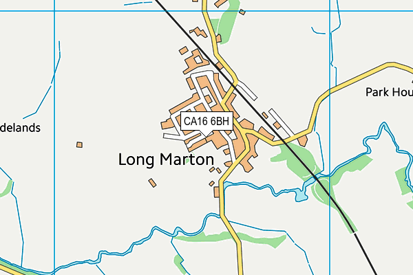 CA16 6BH map - OS VectorMap District (Ordnance Survey)