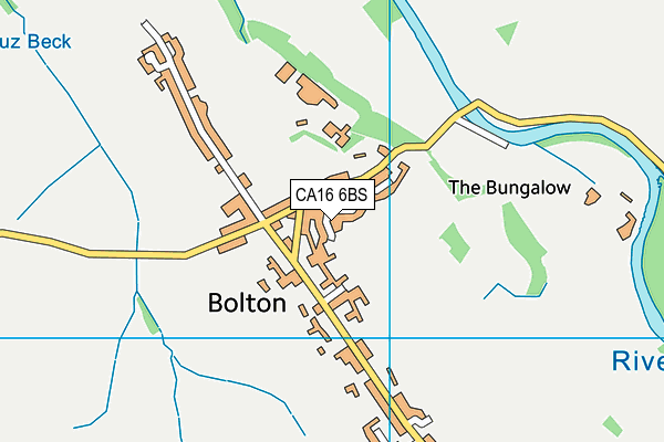 CA16 6BS map - OS VectorMap District (Ordnance Survey)