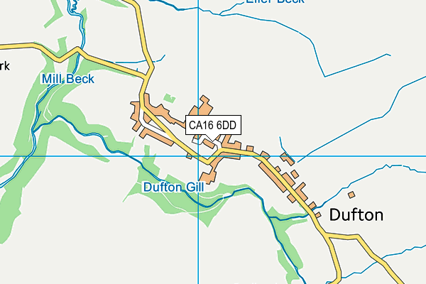 CA16 6DD map - OS VectorMap District (Ordnance Survey)