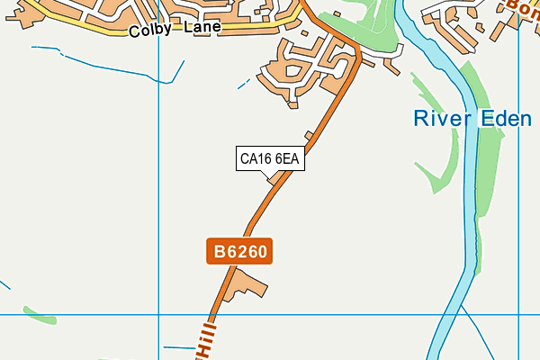 CA16 6EA map - OS VectorMap District (Ordnance Survey)