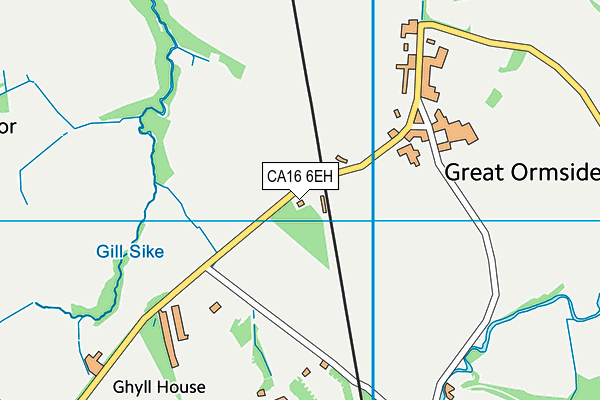 CA16 6EH map - OS VectorMap District (Ordnance Survey)