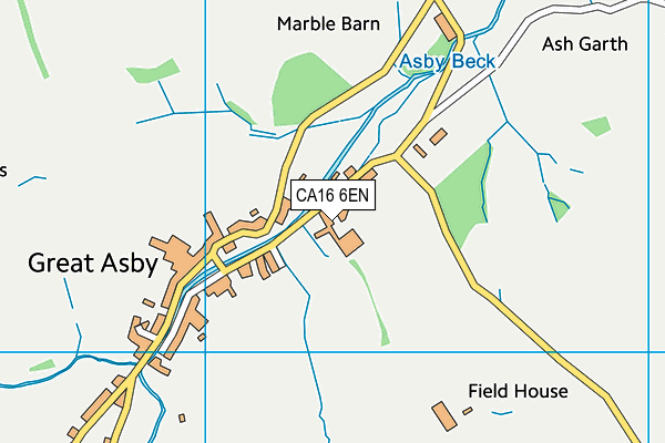 CA16 6EN map - OS VectorMap District (Ordnance Survey)