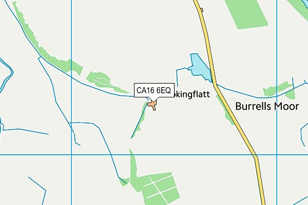 CA16 6EQ map - OS VectorMap District (Ordnance Survey)