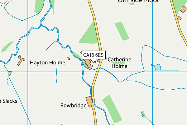 CA16 6ES map - OS VectorMap District (Ordnance Survey)