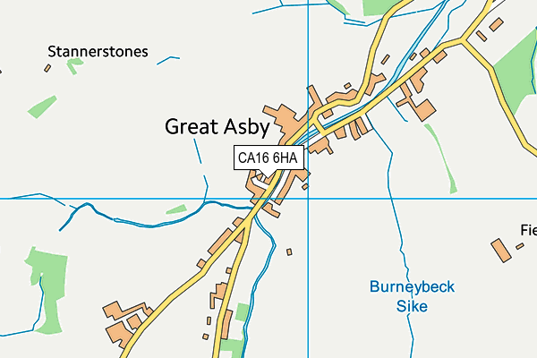 CA16 6HA map - OS VectorMap District (Ordnance Survey)