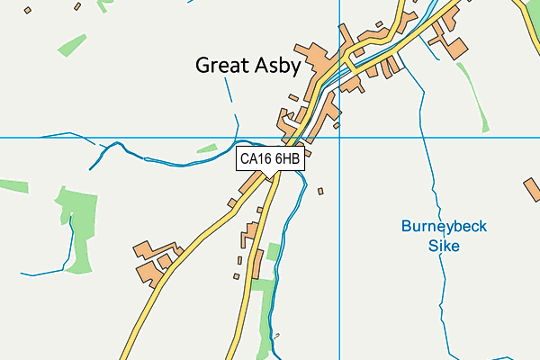 CA16 6HB map - OS VectorMap District (Ordnance Survey)