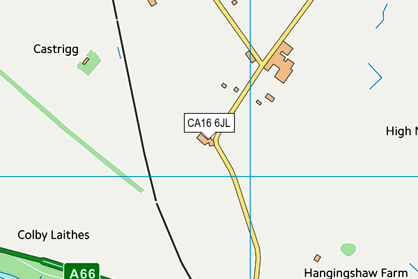 CA16 6JL map - OS VectorMap District (Ordnance Survey)