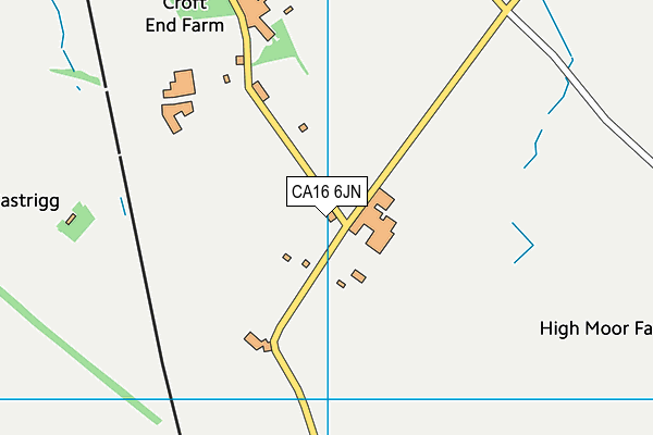 CA16 6JN map - OS VectorMap District (Ordnance Survey)