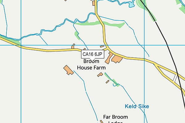 CA16 6JP map - OS VectorMap District (Ordnance Survey)