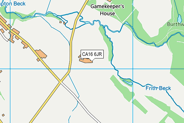 CA16 6JR map - OS VectorMap District (Ordnance Survey)