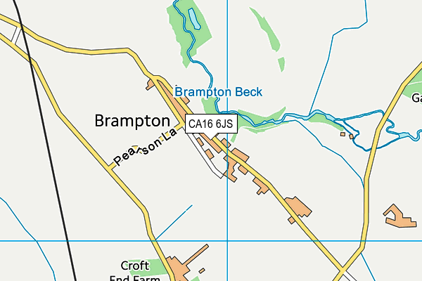 CA16 6JS map - OS VectorMap District (Ordnance Survey)