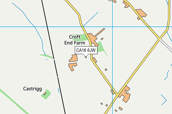 CA16 6JW map - OS VectorMap District (Ordnance Survey)