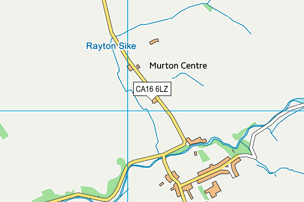 CA16 6LZ map - OS VectorMap District (Ordnance Survey)