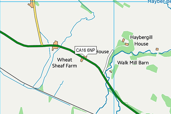 CA16 6NP map - OS VectorMap District (Ordnance Survey)