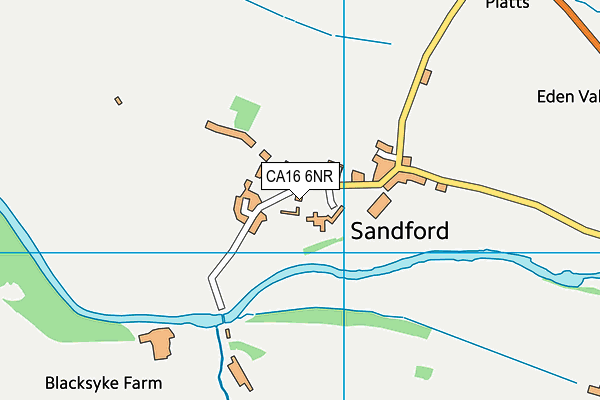 CA16 6NR map - OS VectorMap District (Ordnance Survey)