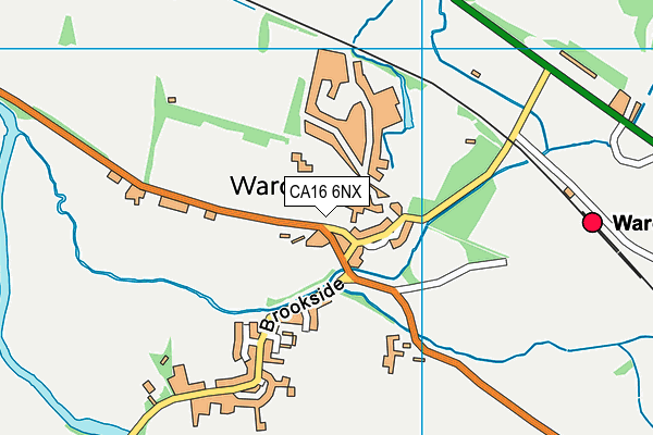 Warcop CofE Primary School map (CA16 6NX) - OS VectorMap District (Ordnance Survey)