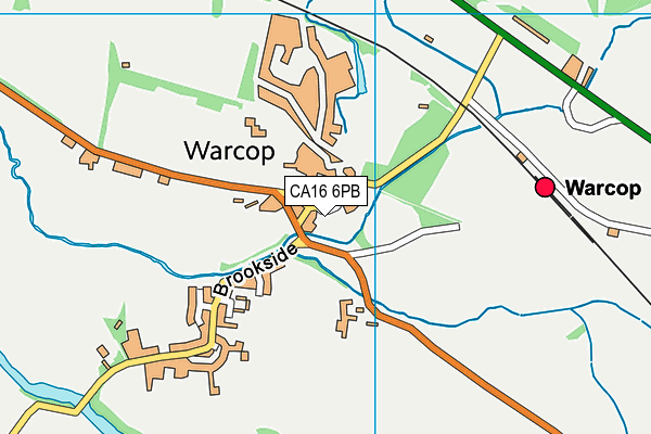 CA16 6PB map - OS VectorMap District (Ordnance Survey)