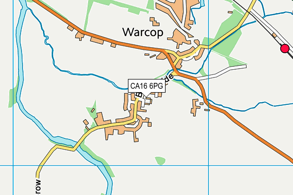 CA16 6PG map - OS VectorMap District (Ordnance Survey)