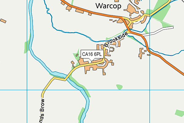 CA16 6PL map - OS VectorMap District (Ordnance Survey)