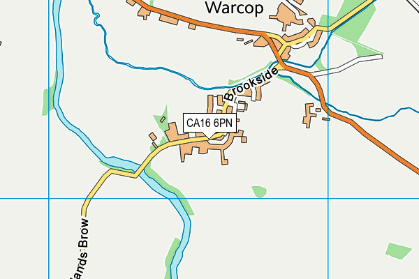 CA16 6PN map - OS VectorMap District (Ordnance Survey)