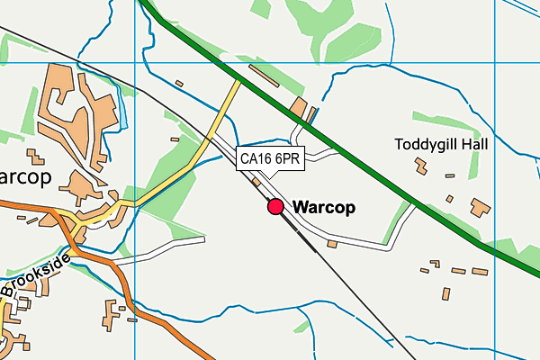 CA16 6PR map - OS VectorMap District (Ordnance Survey)