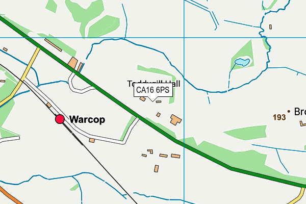 CA16 6PS map - OS VectorMap District (Ordnance Survey)