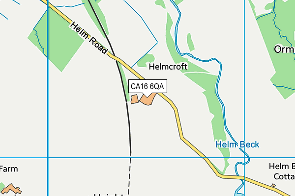 CA16 6QA map - OS VectorMap District (Ordnance Survey)