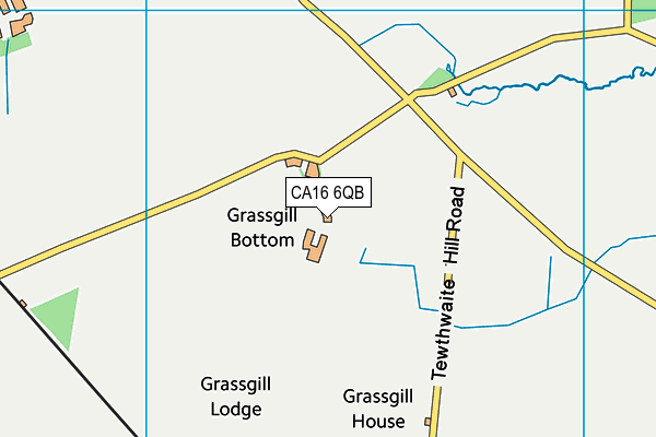 CA16 6QB map - OS VectorMap District (Ordnance Survey)