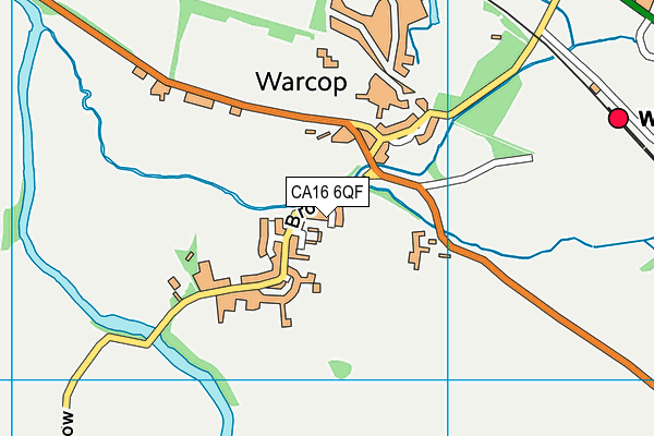 CA16 6QF map - OS VectorMap District (Ordnance Survey)