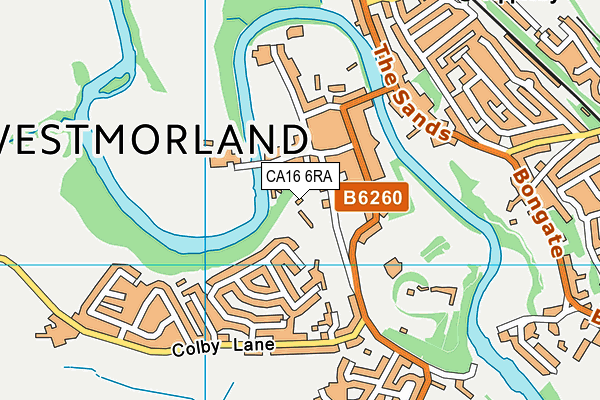 CA16 6RA map - OS VectorMap District (Ordnance Survey)