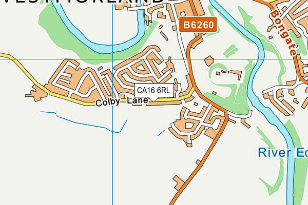 CA16 6RL map - OS VectorMap District (Ordnance Survey)